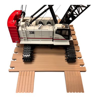 Crawler Crane Timber Mats 1/50 Scale Set of 8 with 4 ramps