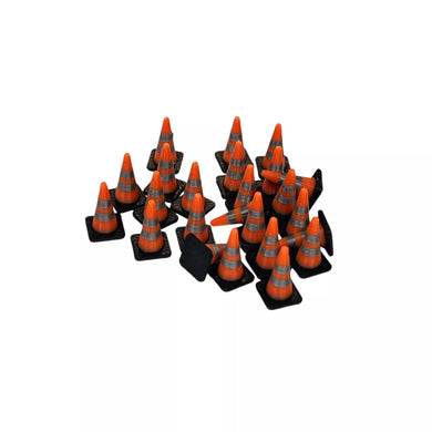 1/50 Scale Traffic Cones *24 Pack* Silver Bands