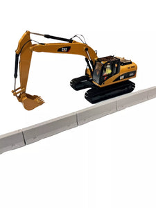 Set of 6 - Traffic Barriers 1/50 scale