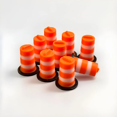 Traffic Safety Drum Scale Model 1/50 12 Pack