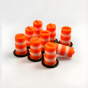 Traffic Safety Drum Scale Model 1/50 12 Pack