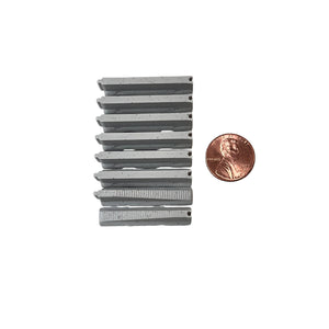 Set of 8 - New Jersy Style Traffic Barriers 1/87 scale