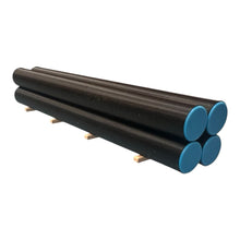 Load image into Gallery viewer, 1 /87 HO   24&quot; X 40&#39; Steel Pipe Bundle With Blue Plugs, And Ready For Transport