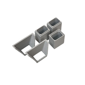 Precast Concrete Box Culvert Scale Model 1/87 5 Piece Set