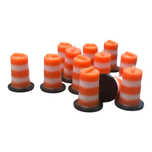 HO Scale Traffic Safety Drum Scale Model 1/87 12 Pack