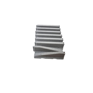 Set of 8 - New Jersy Style Traffic Barriers 1/87 scale