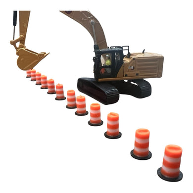 HO Scale Traffic Safety Drum Scale Model 1/87 12 Pack