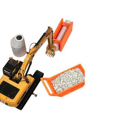 87:1 Material Bedding Bucket For Model Excavators And Construction Equipment