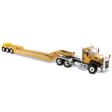 Cat® CT660 Day Cab Tractor with XL120 Low-Profile HDG Trailer W/ Single and Tandem Booster