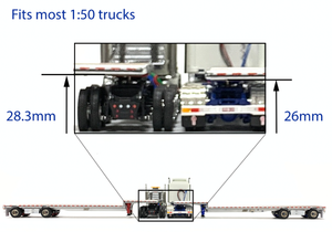 East Spread Axle Drop Deck Trailer